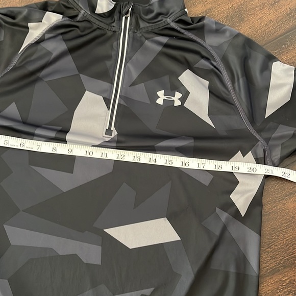 Mens Under Armour 1/2 Zip UA Tech Long Sleeve Shirt - Picture 5 of 8